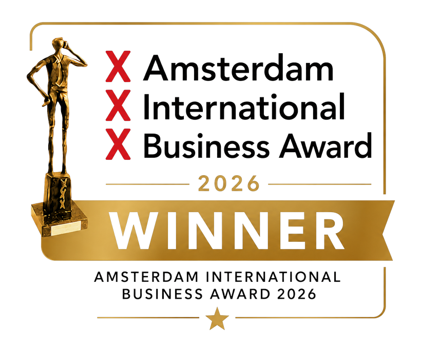 Amsterdam International Business Award 2026 — Winner Amsterdam International Business Award 2026 — Winner